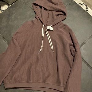 NEW W/ TAGS! Ribbed hoodie